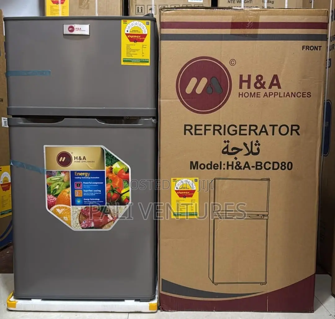 Tabletop Fridge Double Door 80L