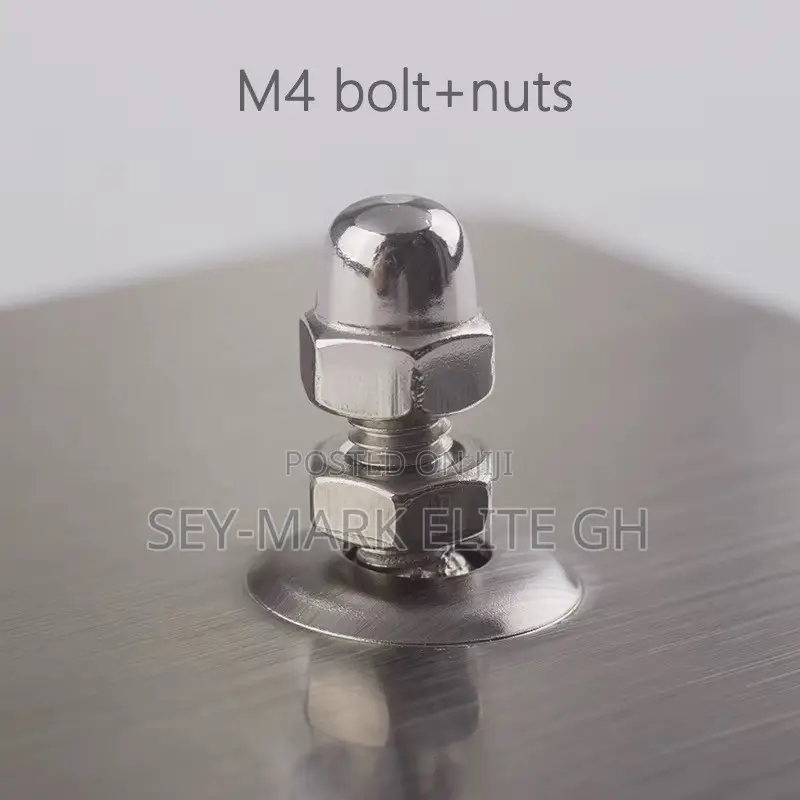 Stainless Adhesive Wall Screw Hook (5pcs)