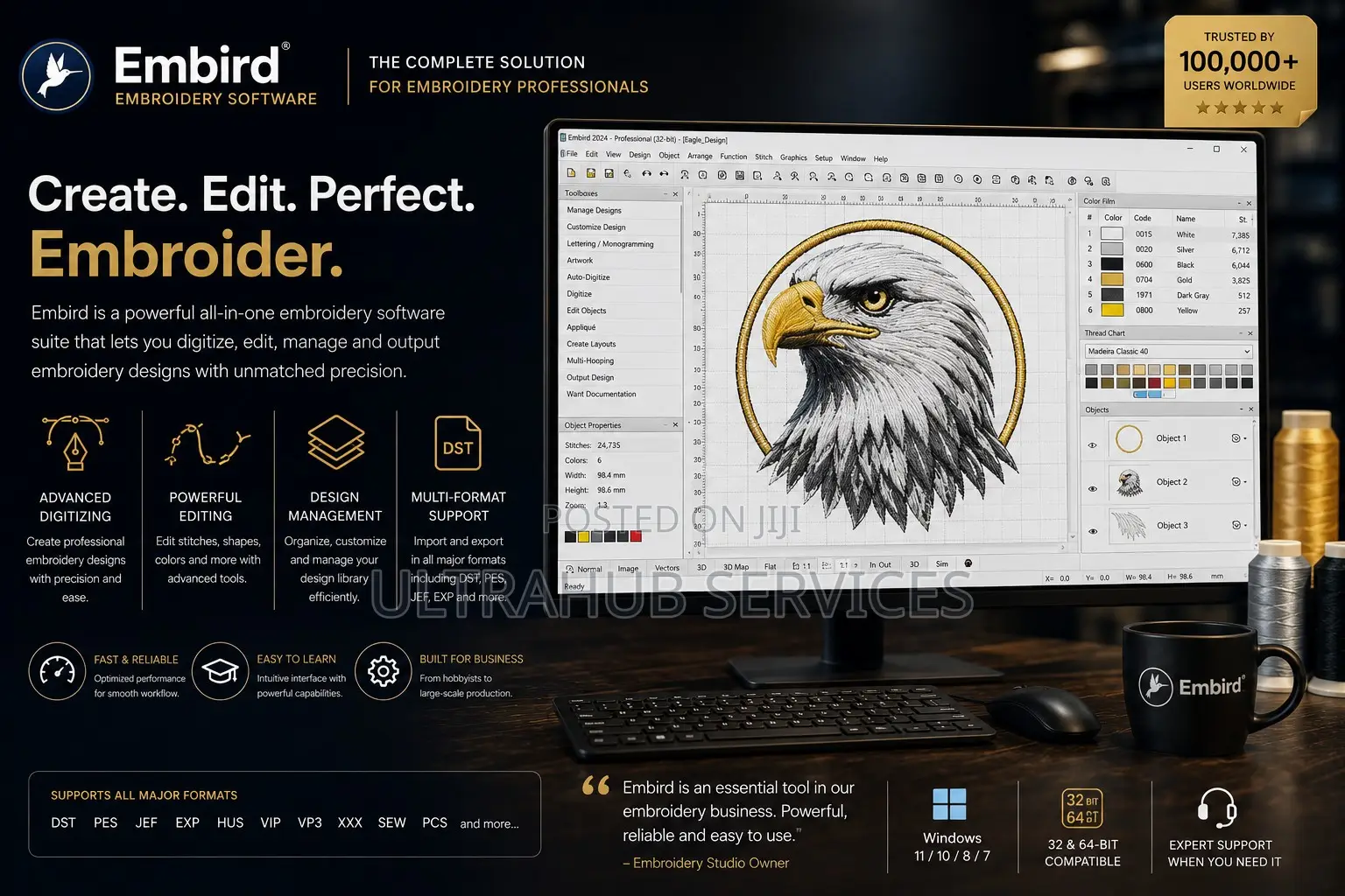 Embird Embroidery Software