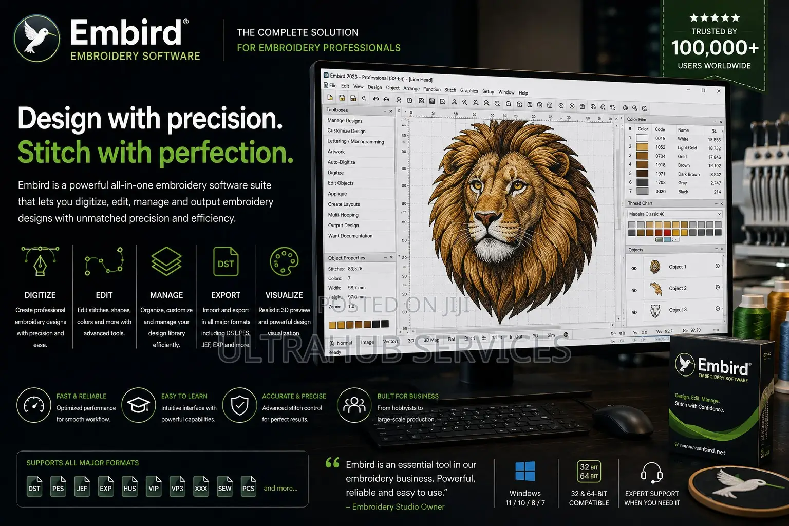 Embird Embroidery Software