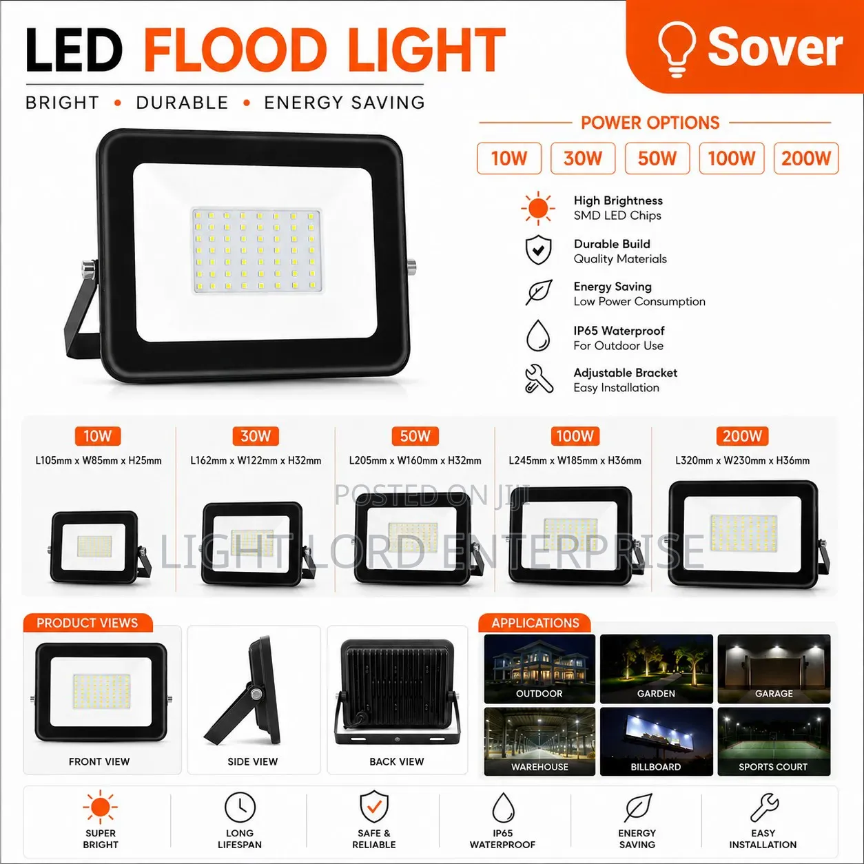 Sober Since 1999 Flood Lights All Available