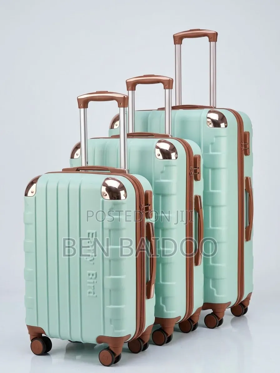 Anticrack 3-Piece Plastic Travelling Luggage (3in1)