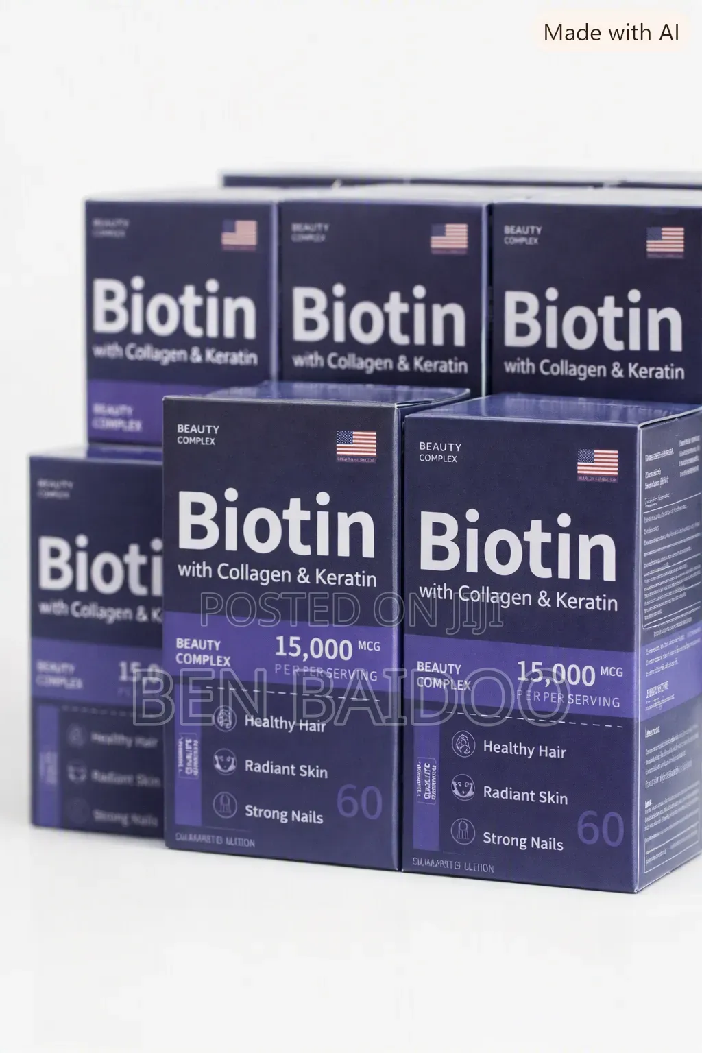 Biotin Hair Growth Vitamins (Best Results)