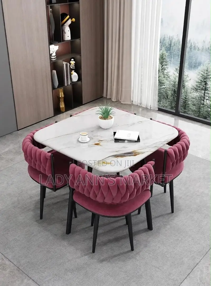 Marble Top Dinning Set