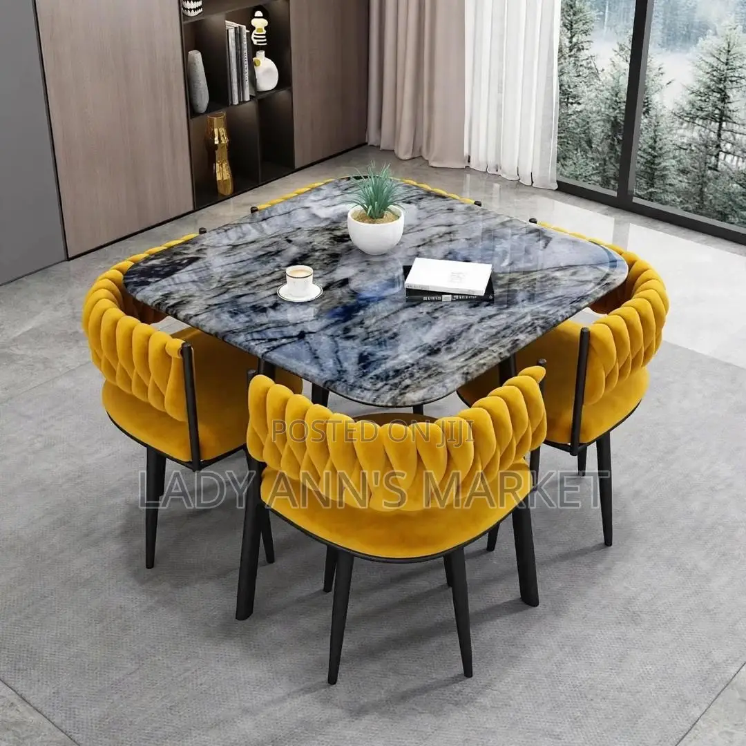 Marble Top Dinning Set