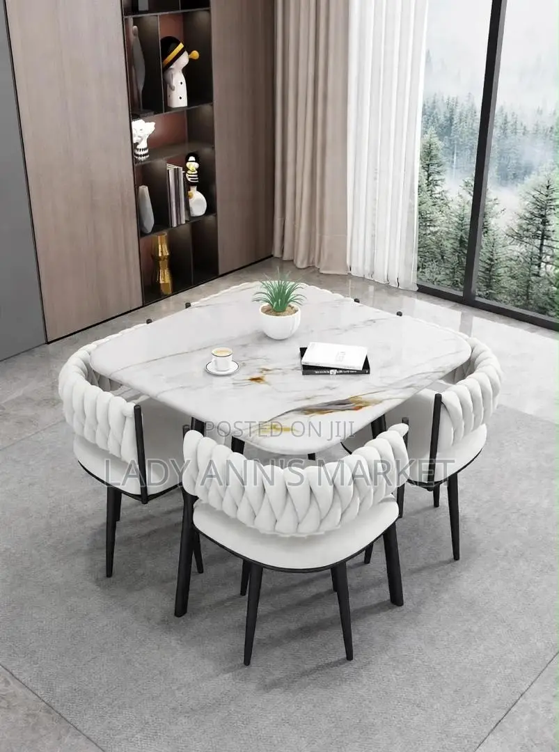 Marble Top Dinning Set