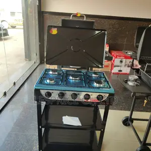 Hugely Discounted 5 Burner Gas Stove With Shelf From Decakila