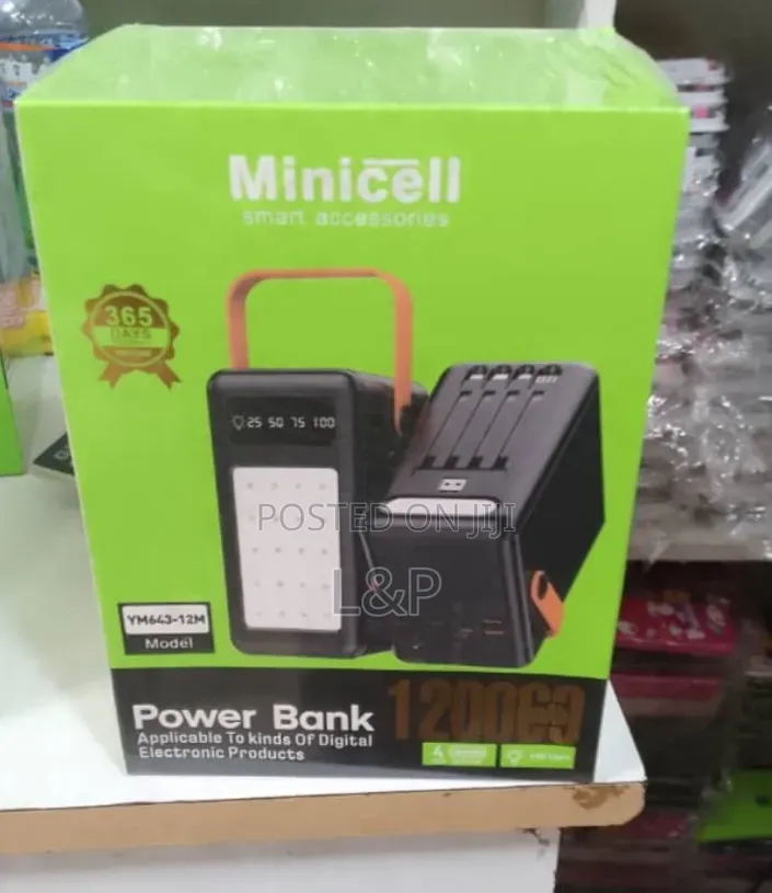 Minicell Powerbank 120,000mAh