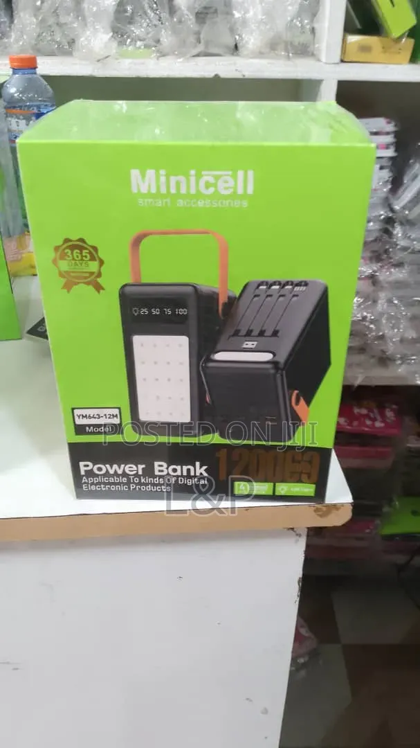 Minicell Powerbank 120,000mAh