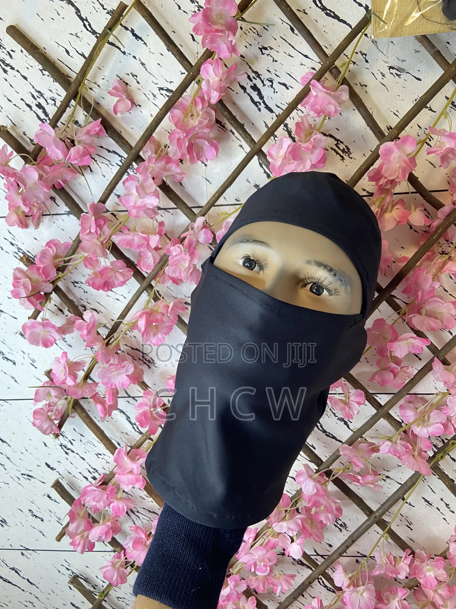 2 Pieces of Stretchy Balaclava Ski Mask (Green and Black)
