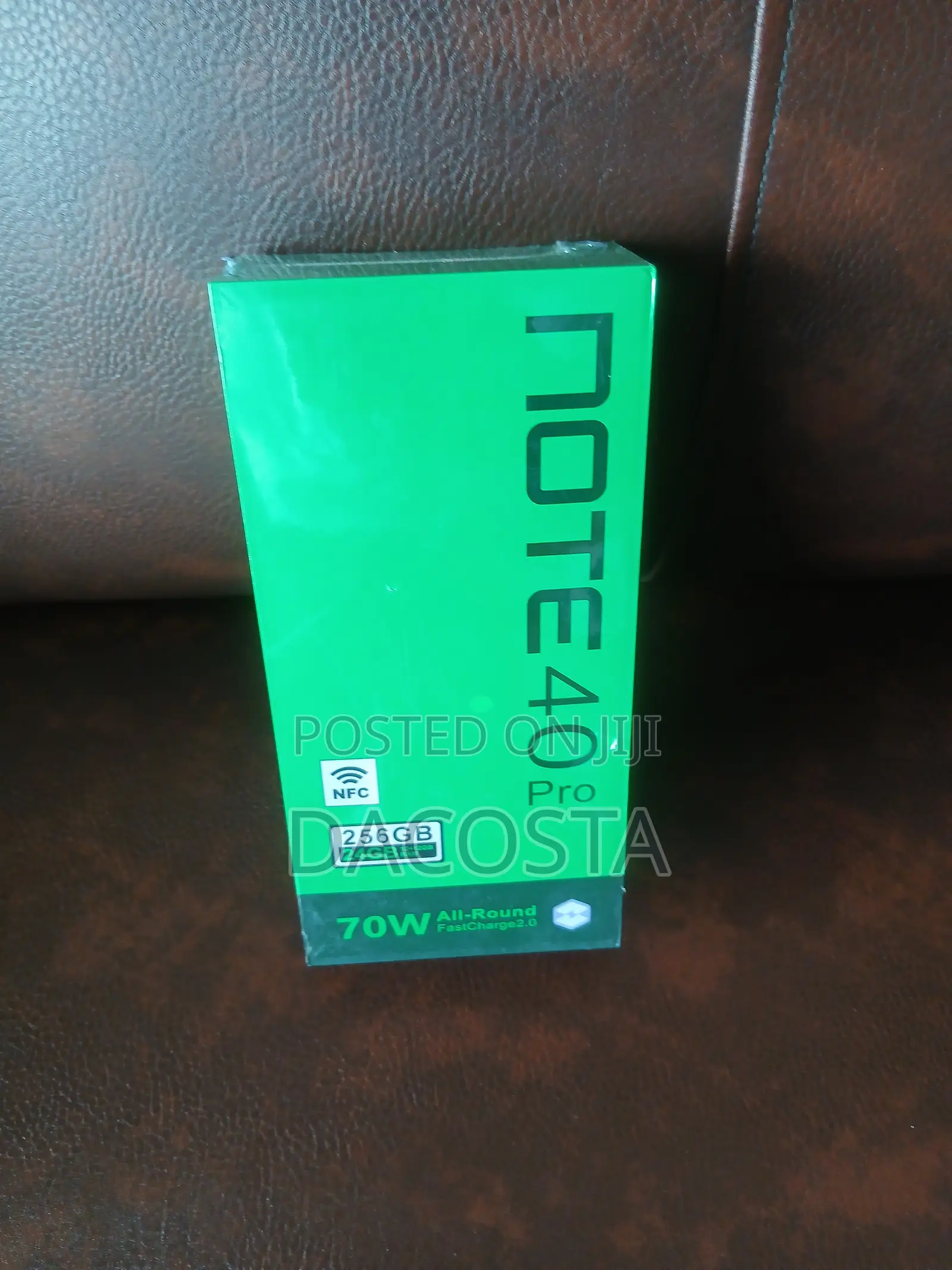New Infinix Note 40 Pro 256 GB Gold