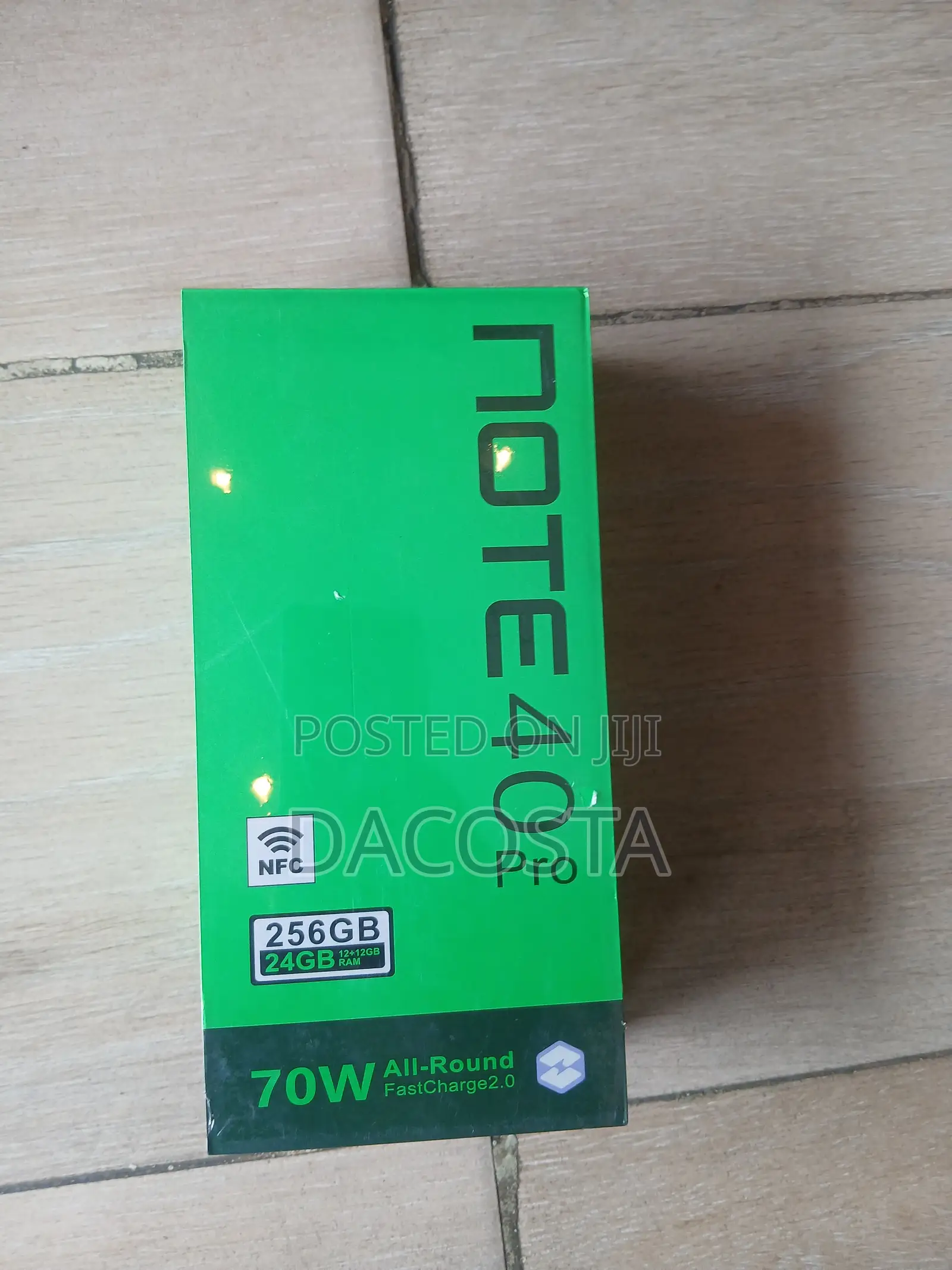 New Infinix Note 40 Pro 256 GB Gold