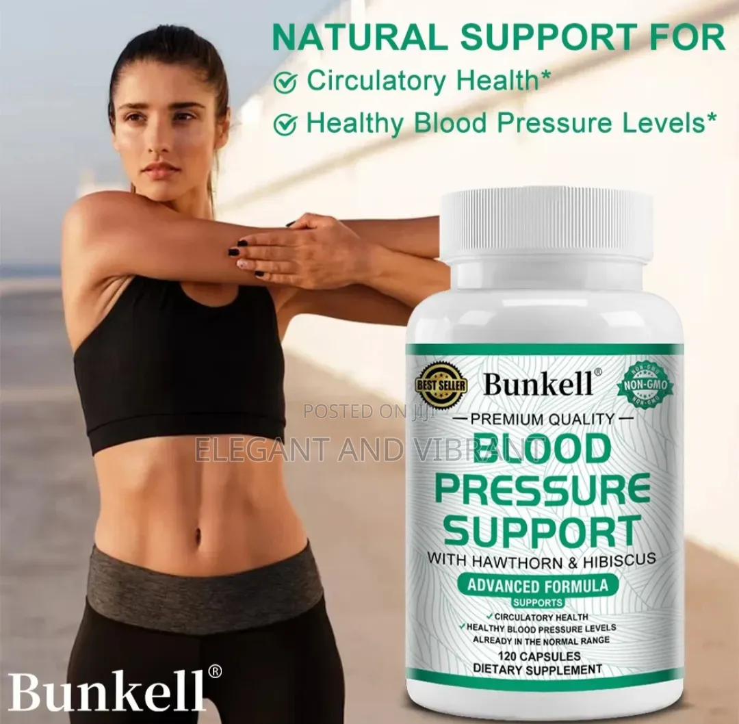 Hawthorn Berry Vitamin B12 Blood Pressure 120 Caps Heart Circulation