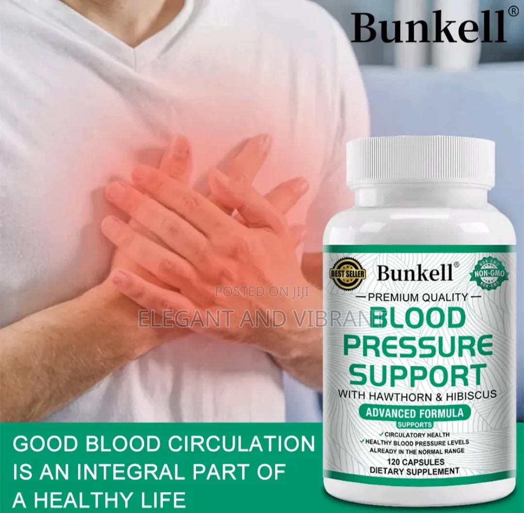 Hawthorn Berry Vitamin B12 Blood Pressure 120 Caps Heart Circulation