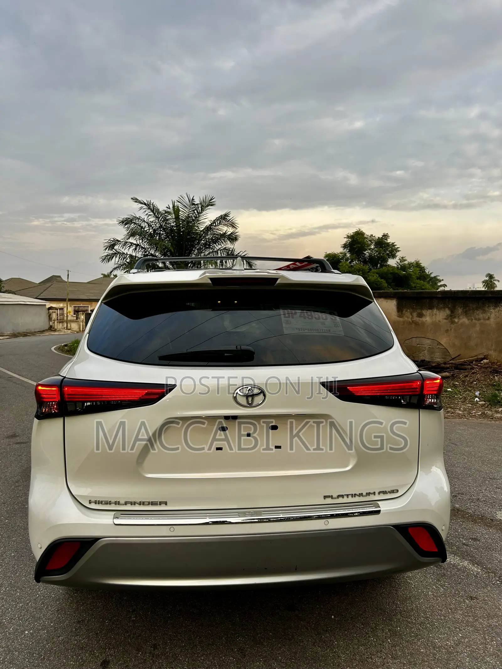 Toyota Highlander Platinum 2022 White