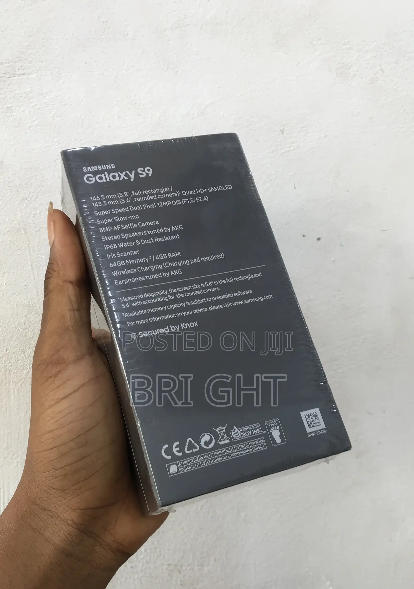 New Samsung Galaxy S9 64 GB Black