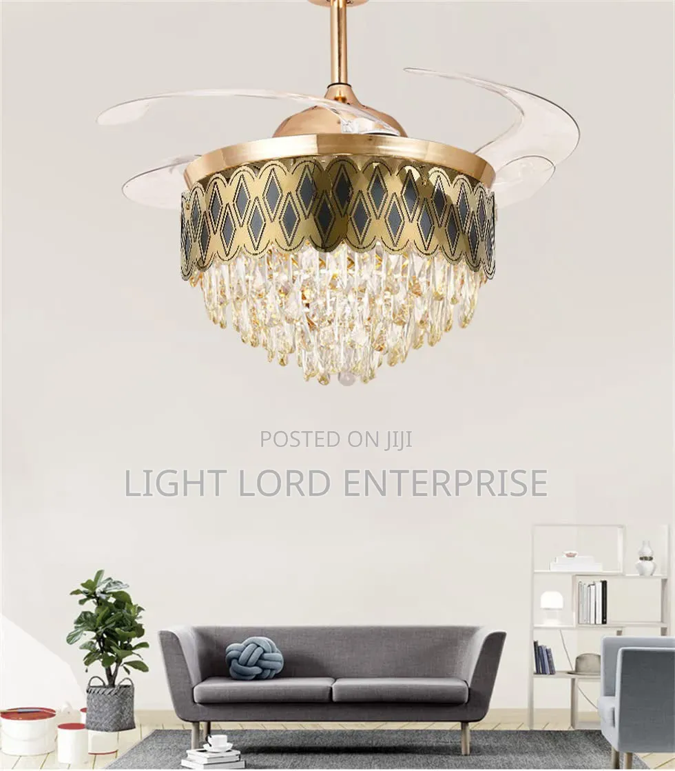 Leopard Skin Beautiful Fan With Light