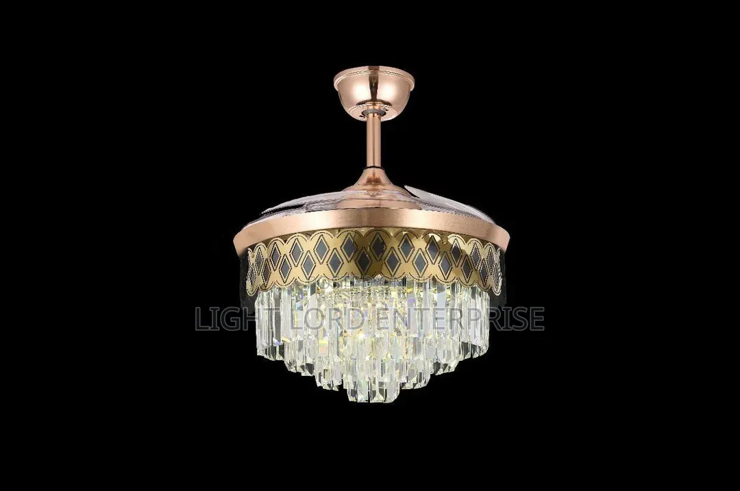 Leopard Skin Beautiful Fan With Light