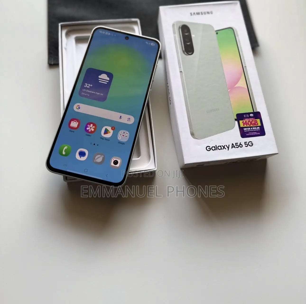 New Samsung Galaxy A56 256 GB Green