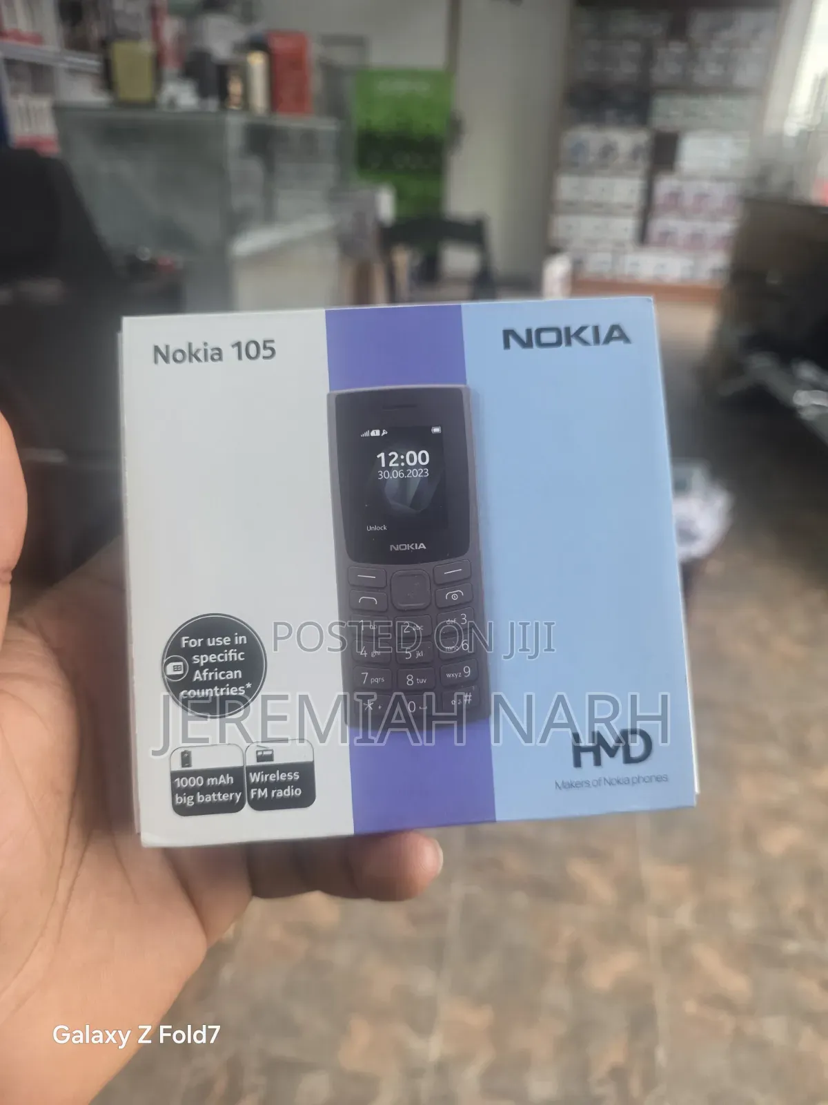 New Nokia 105 4G Black