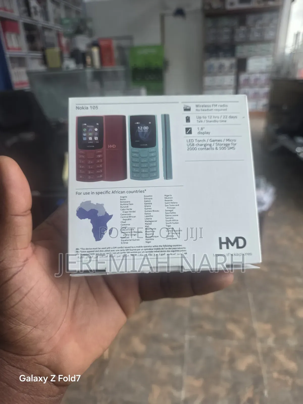 New Nokia 105 4G Black