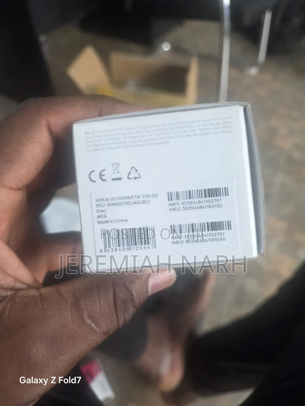 New Nokia 110 4G Black