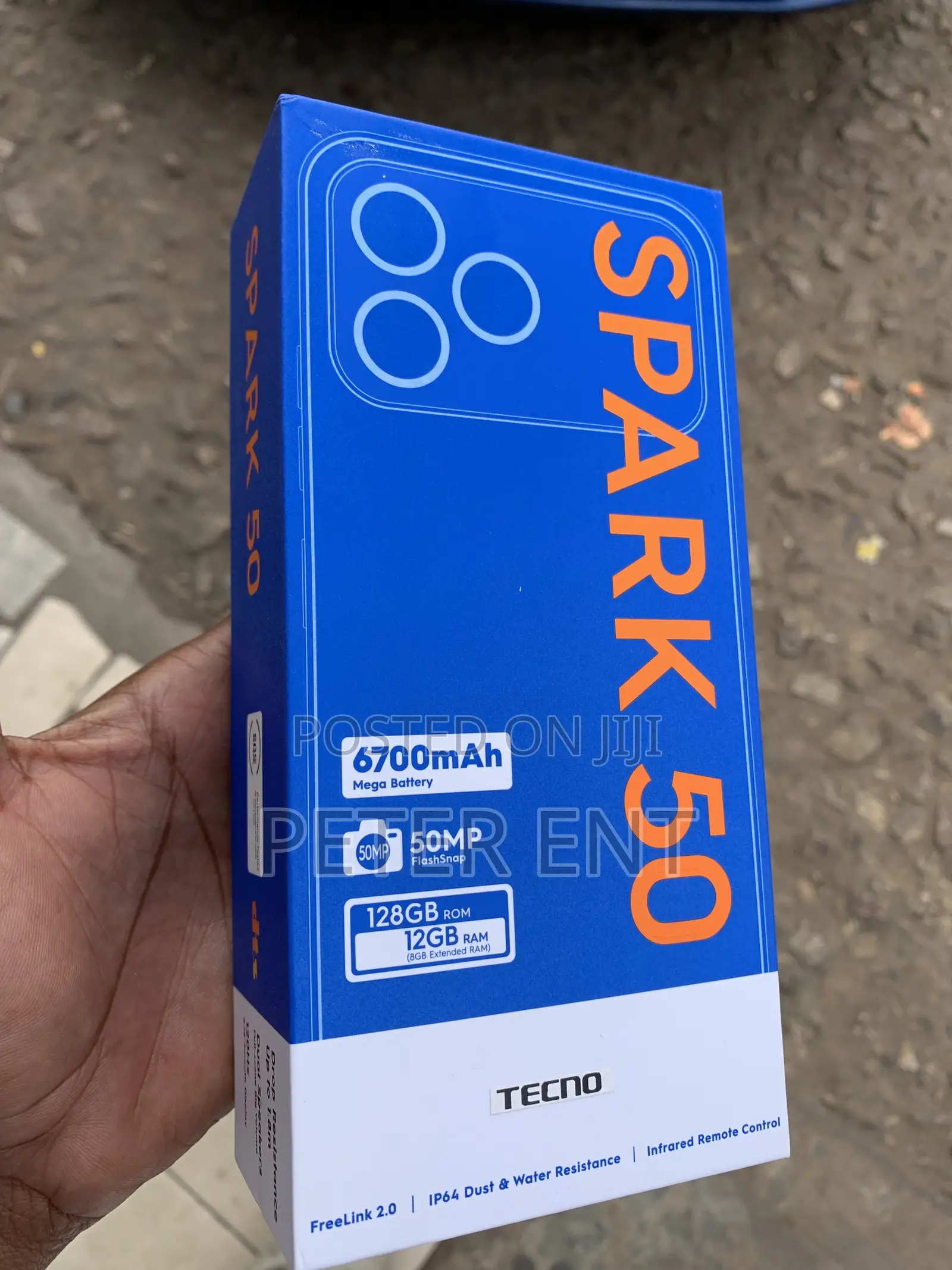 New Tecno Spark 50 128 GB Blue