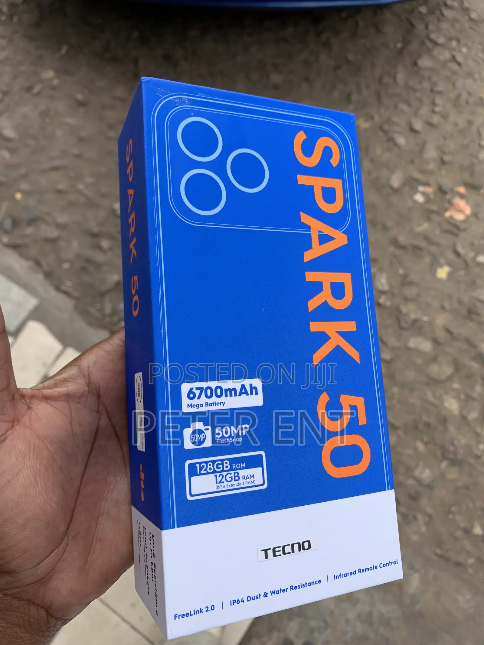 New Tecno Spark 50 128 GB Blue