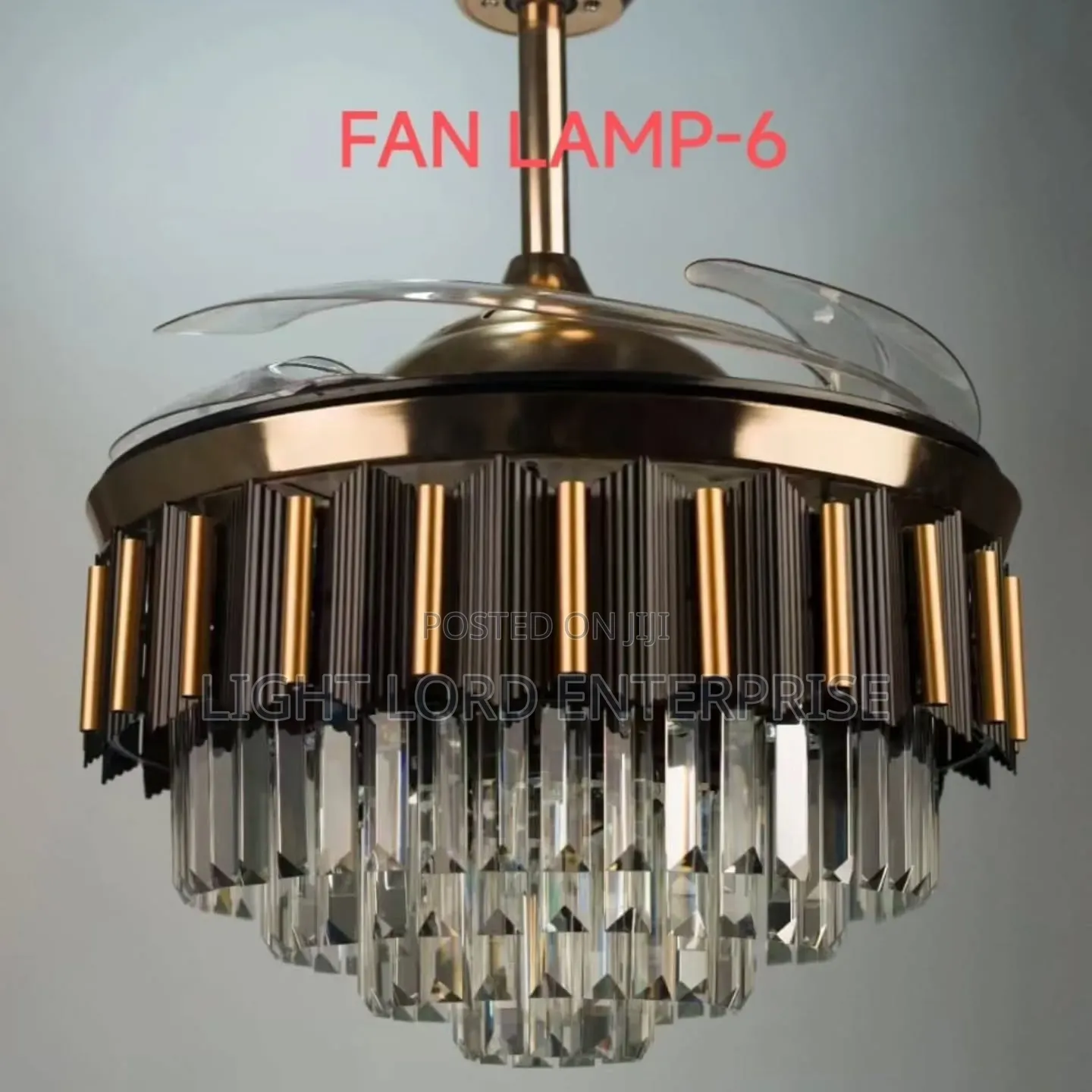 Black Shield Fan Light 48"