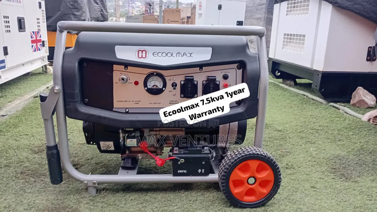 Ecoolmax 7.5kVA Silent Diesel Generator Available 7.5kva