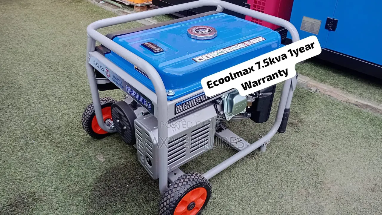 Ecoolmax 7.5kVA Diesel Generator – Powerful & Efficient  7.5kva