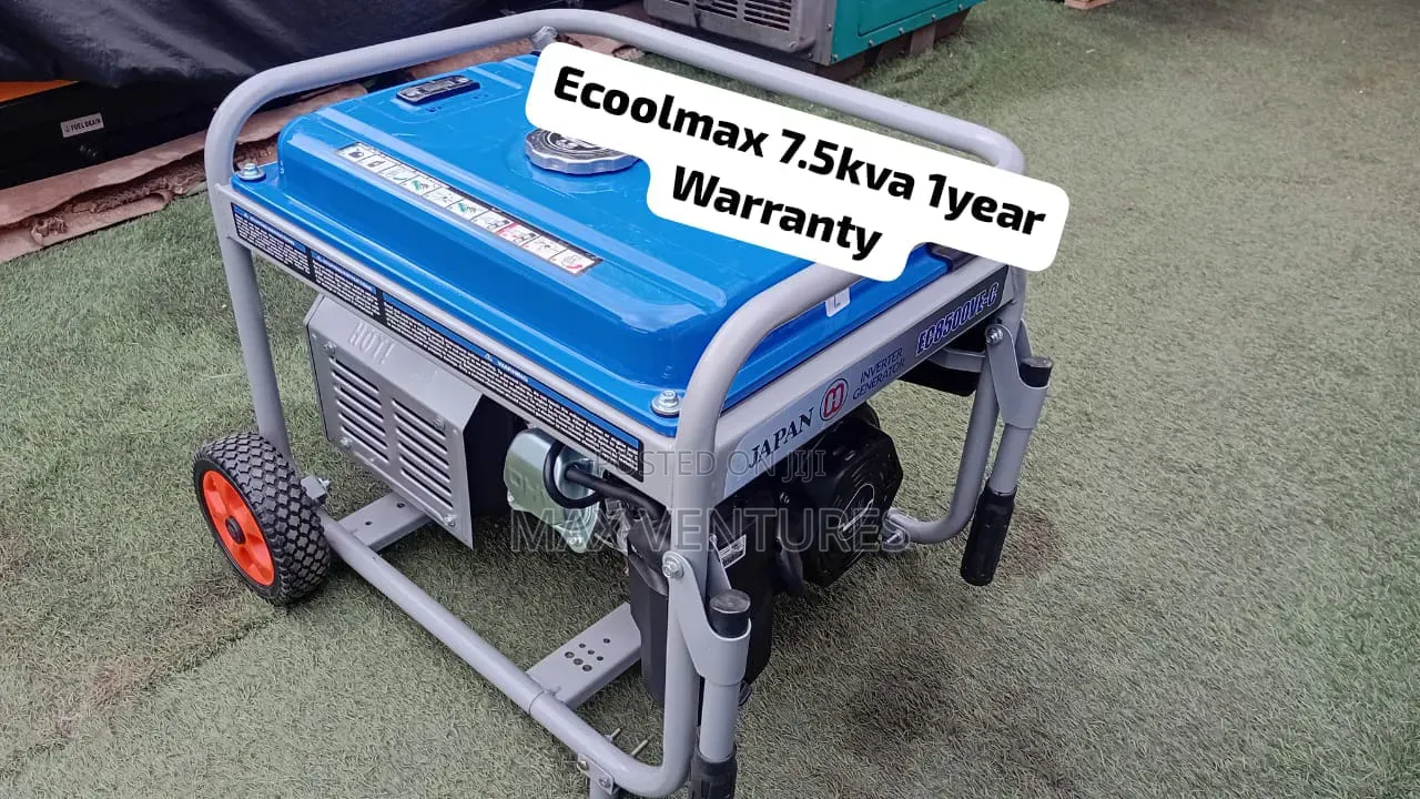 Ecoolmax 7.5kVA Diesel Generator With Electric Start 7.5kva