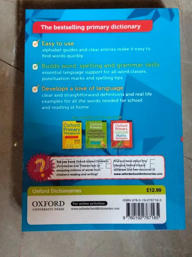 Primary Oxford Dictionary