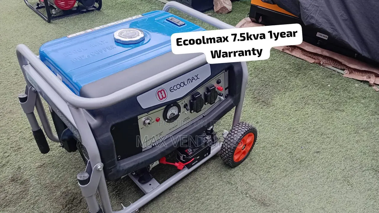 Premium Ecoolmax 7.5kVA Diesel Generator 7.5kva