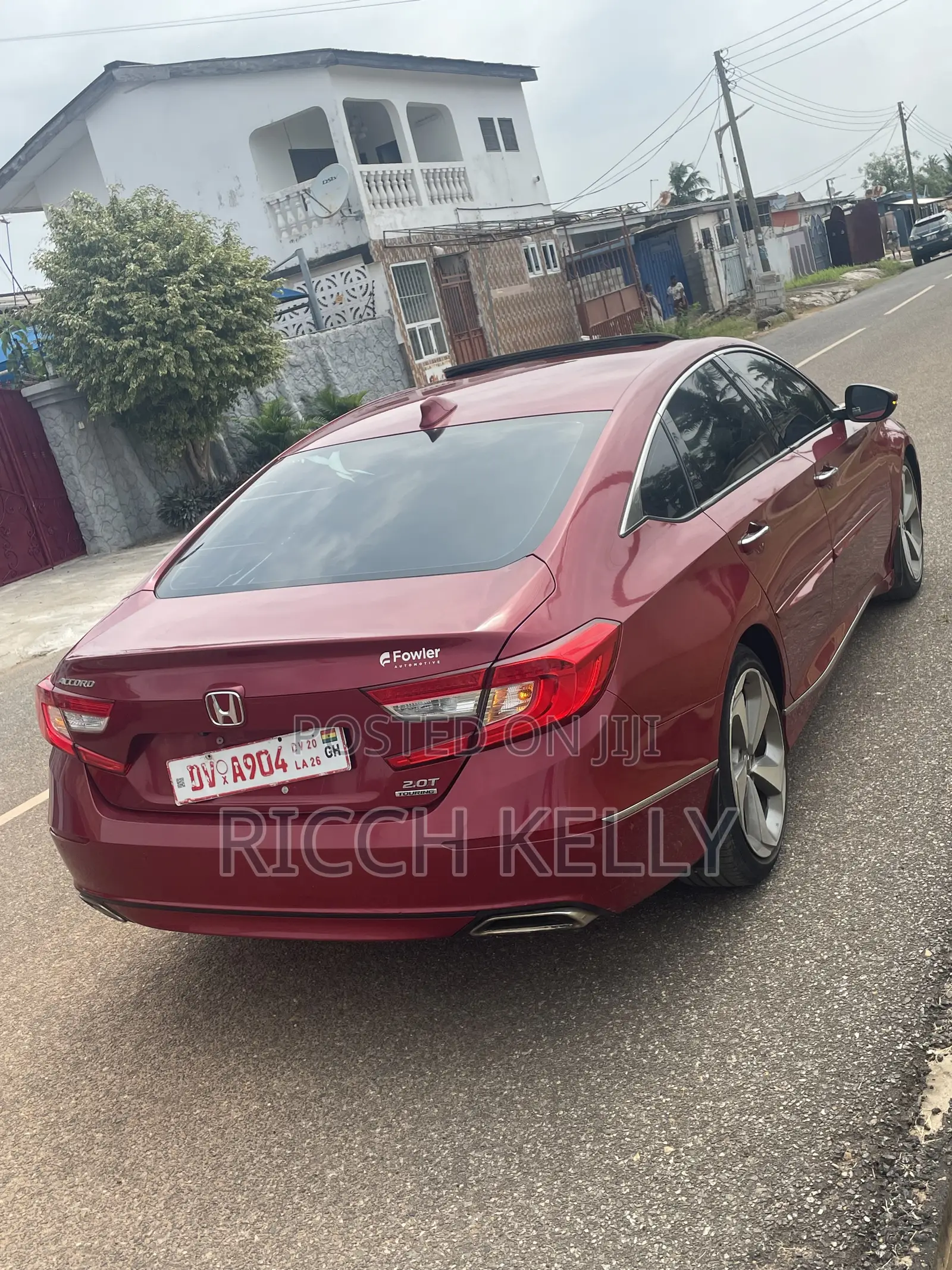 Honda Accord Touring 2.0T 2018 Red