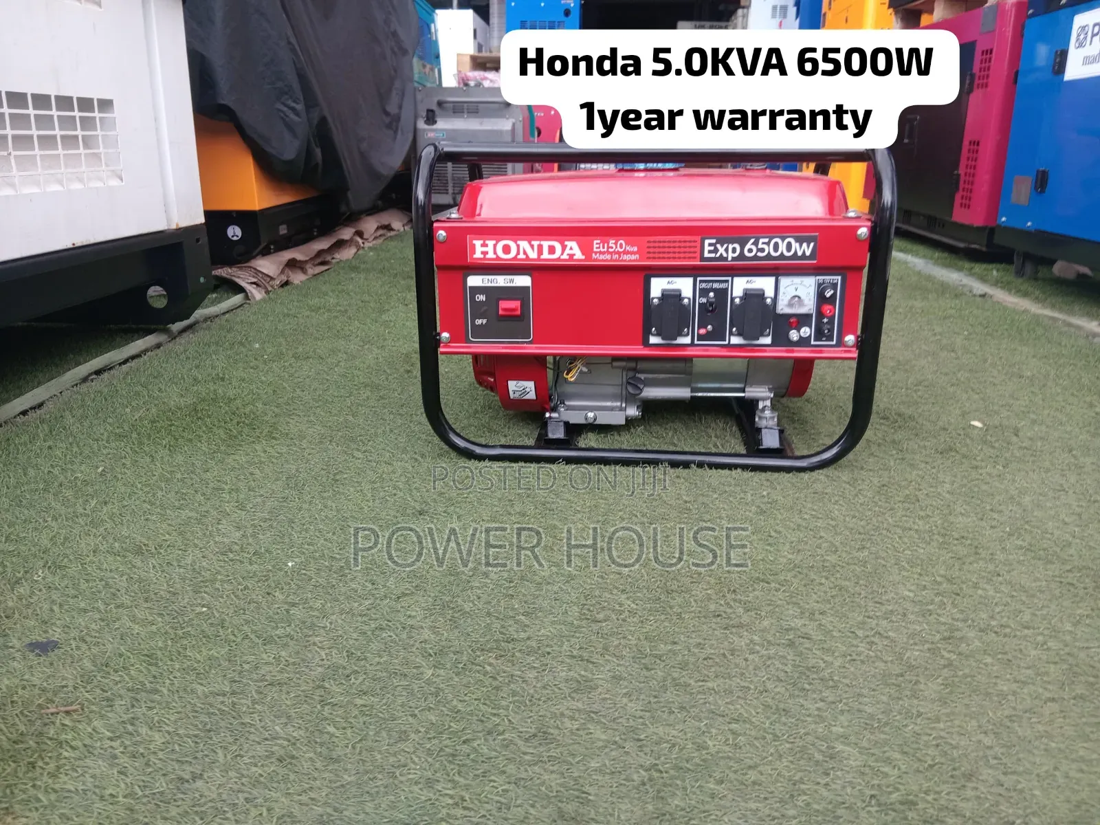 Honda 6500WPetrol Generator Quality Genset Strong Engine Excellent
