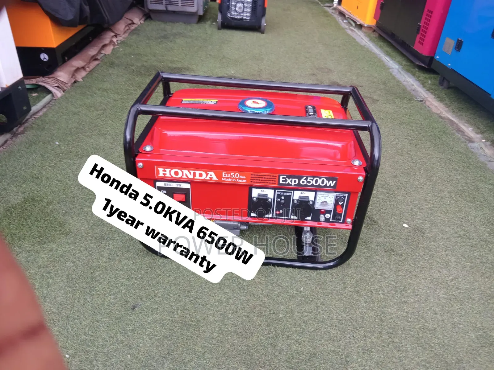 Honda 6500WPetrol Generator Quality Genset Strong Engine Excellent