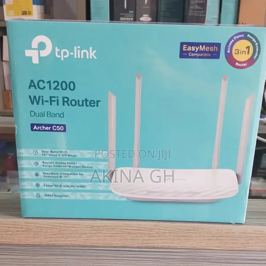 TP-Link Archer C50 AC1200 Dual Band Wifi Router