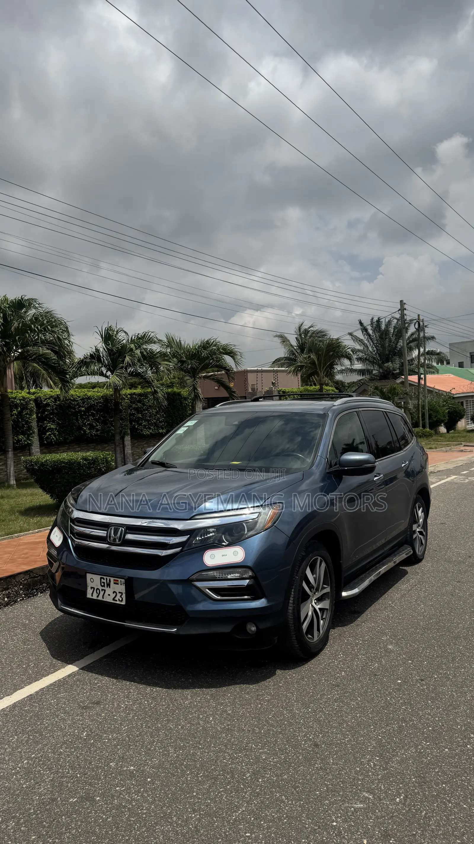 Honda Pilot Touring 4dr SUV 4WD (3.5L 6cyl 9A) 2017 Blue