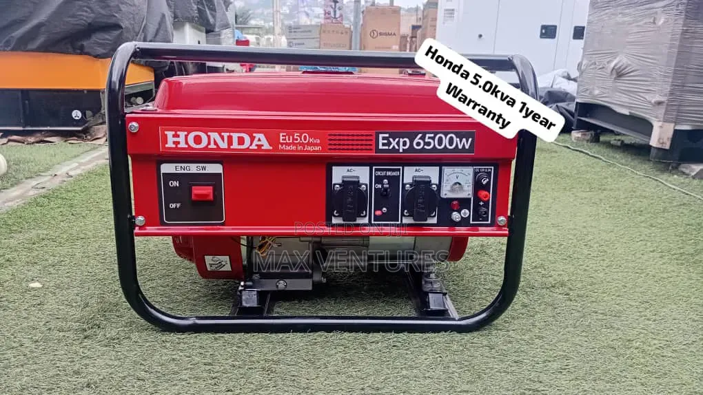 Powerful Honda 5KVA Petrol Generator Available in 5kva