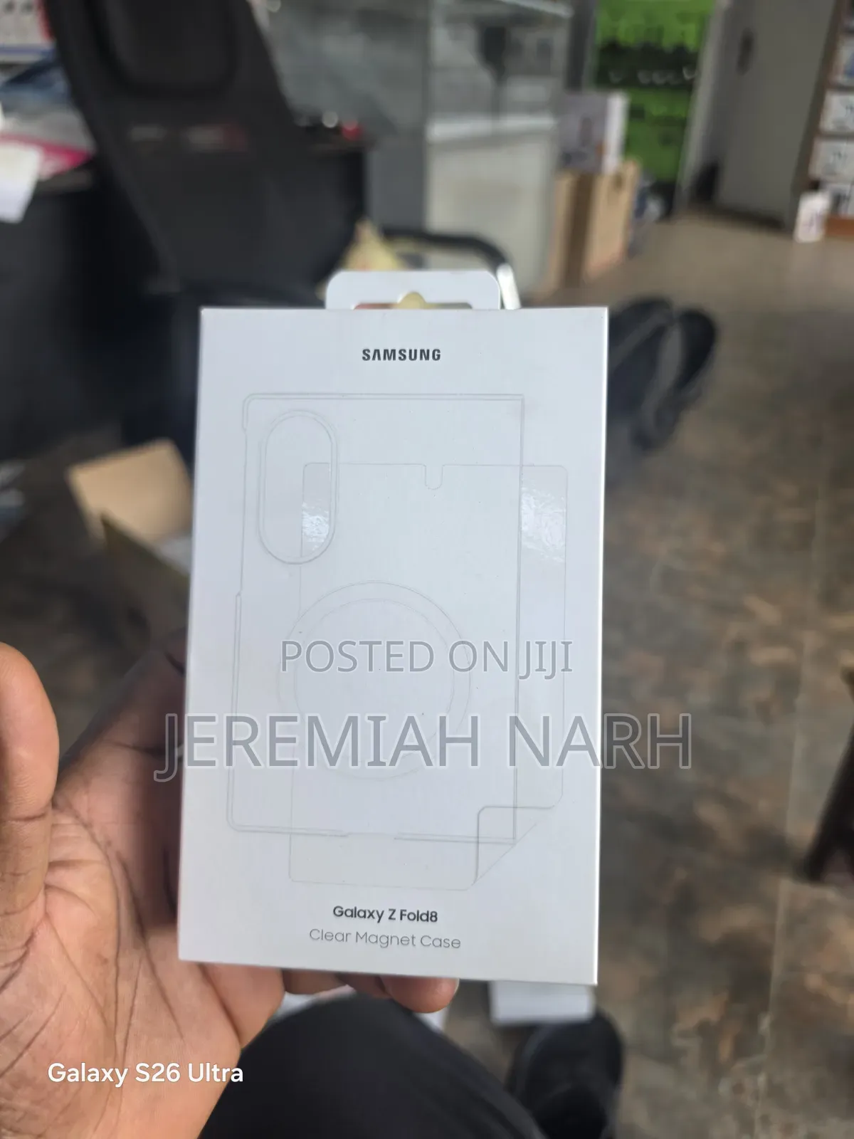 Clear Magnetic Case for Galaxy Fold 8