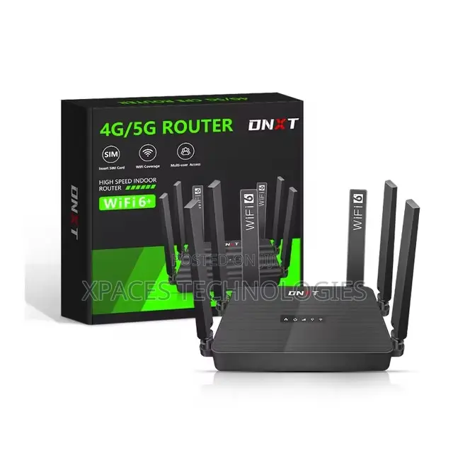 Wi-Fi6+ DNXT WR950 4g/5g LTE Rechargeable Router (MTN, Telecel, Tigo)
