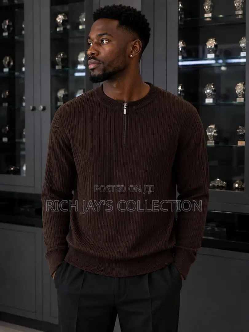 Men Quarter Zip Long