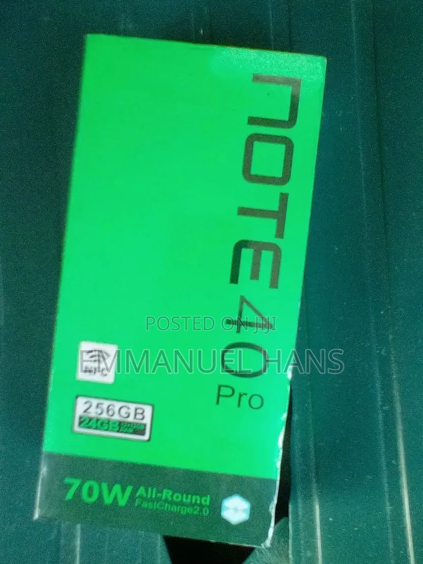 New Infinix Note 40 Pro 256 GB Bronze