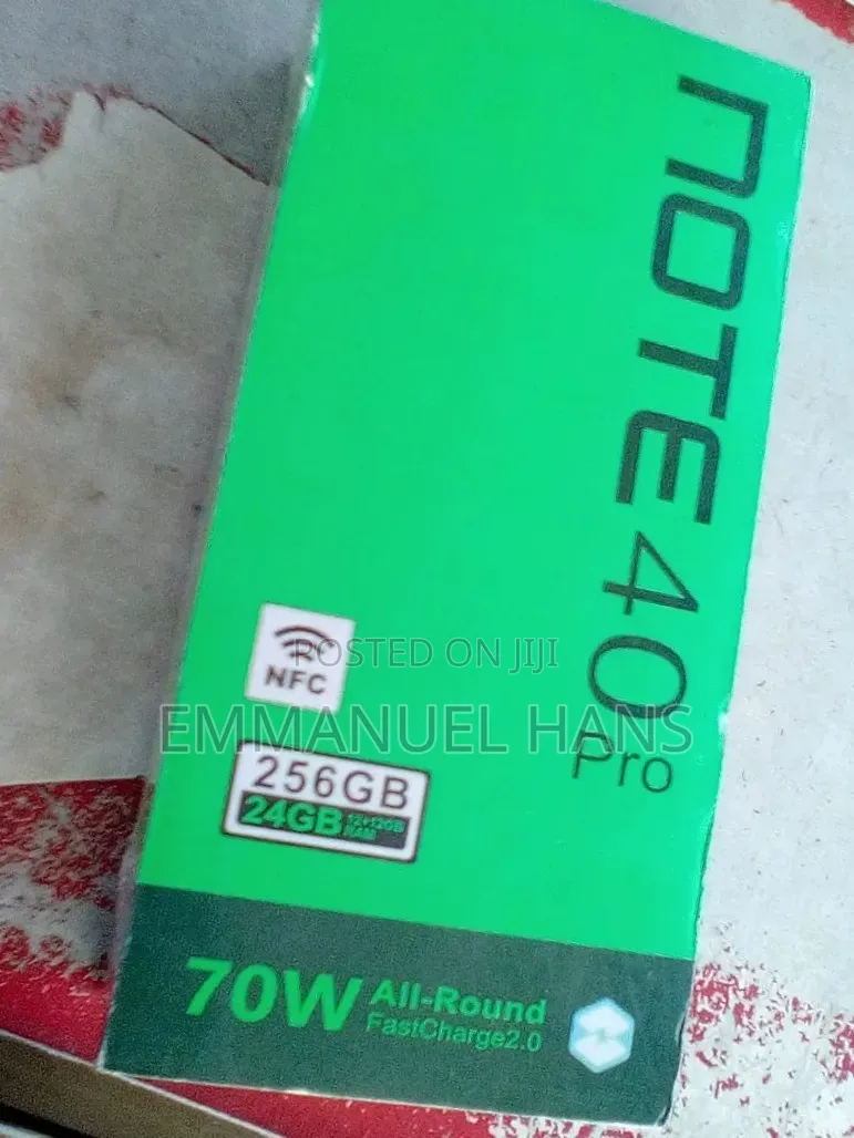 New Infinix Note 40 Pro 256 GB Bronze