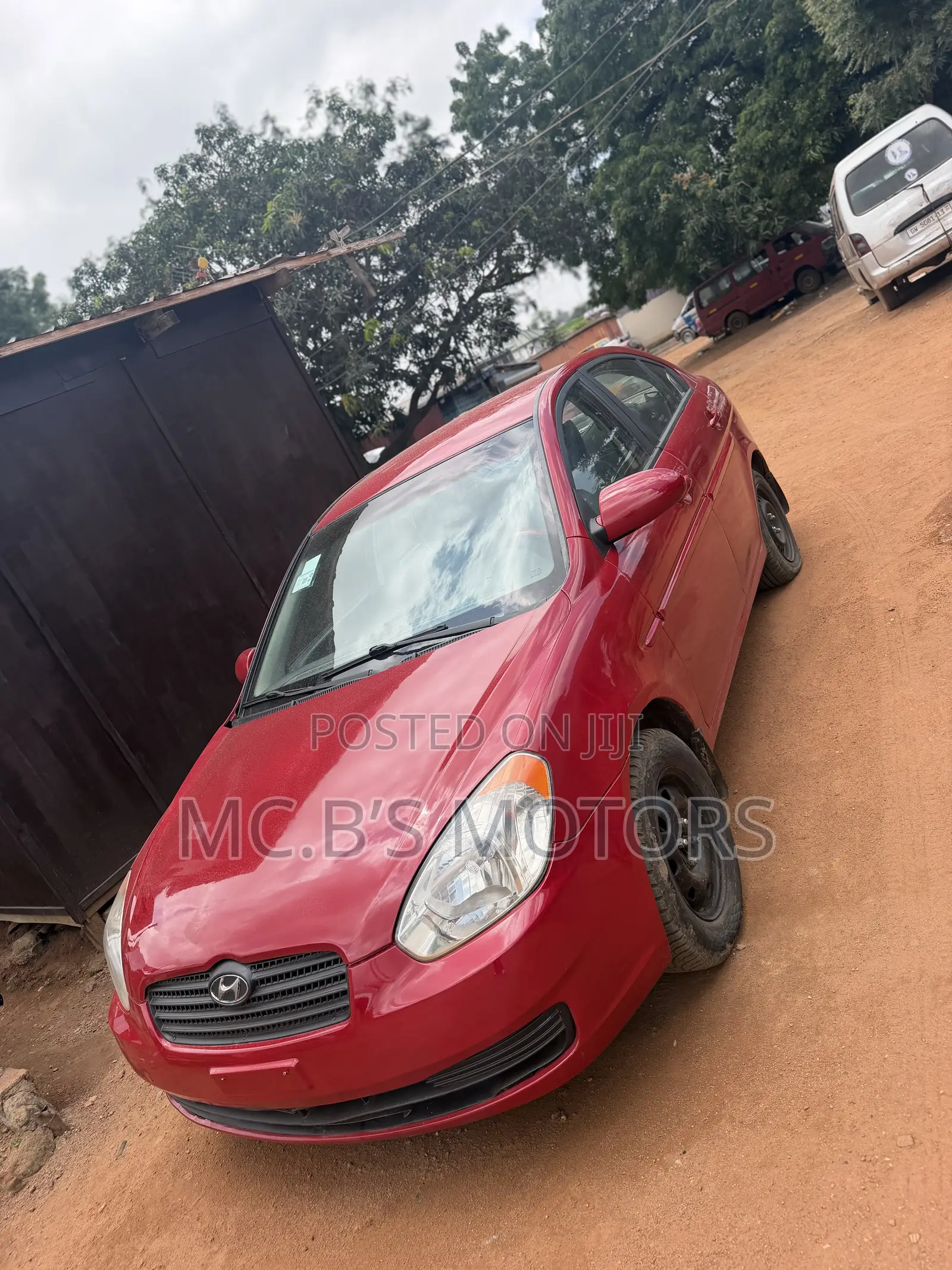 Hyundai Accent 2008 Red
