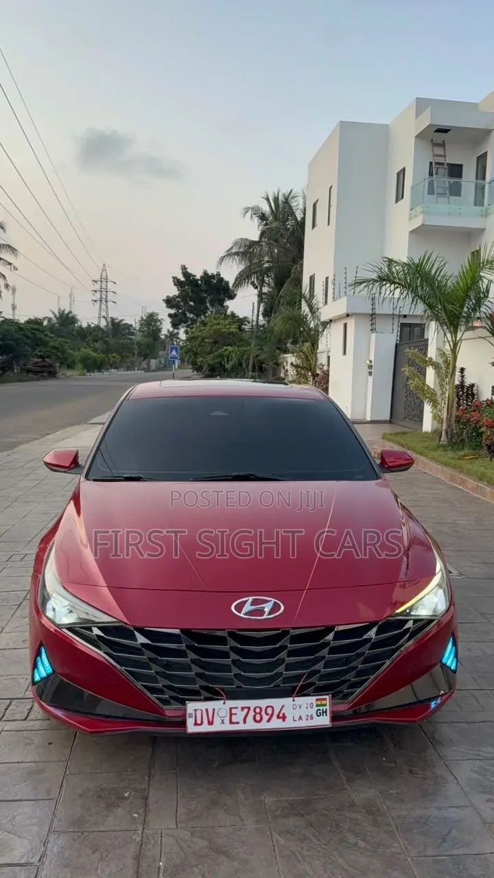 Hyundai Elantra Limited 2021 Red
