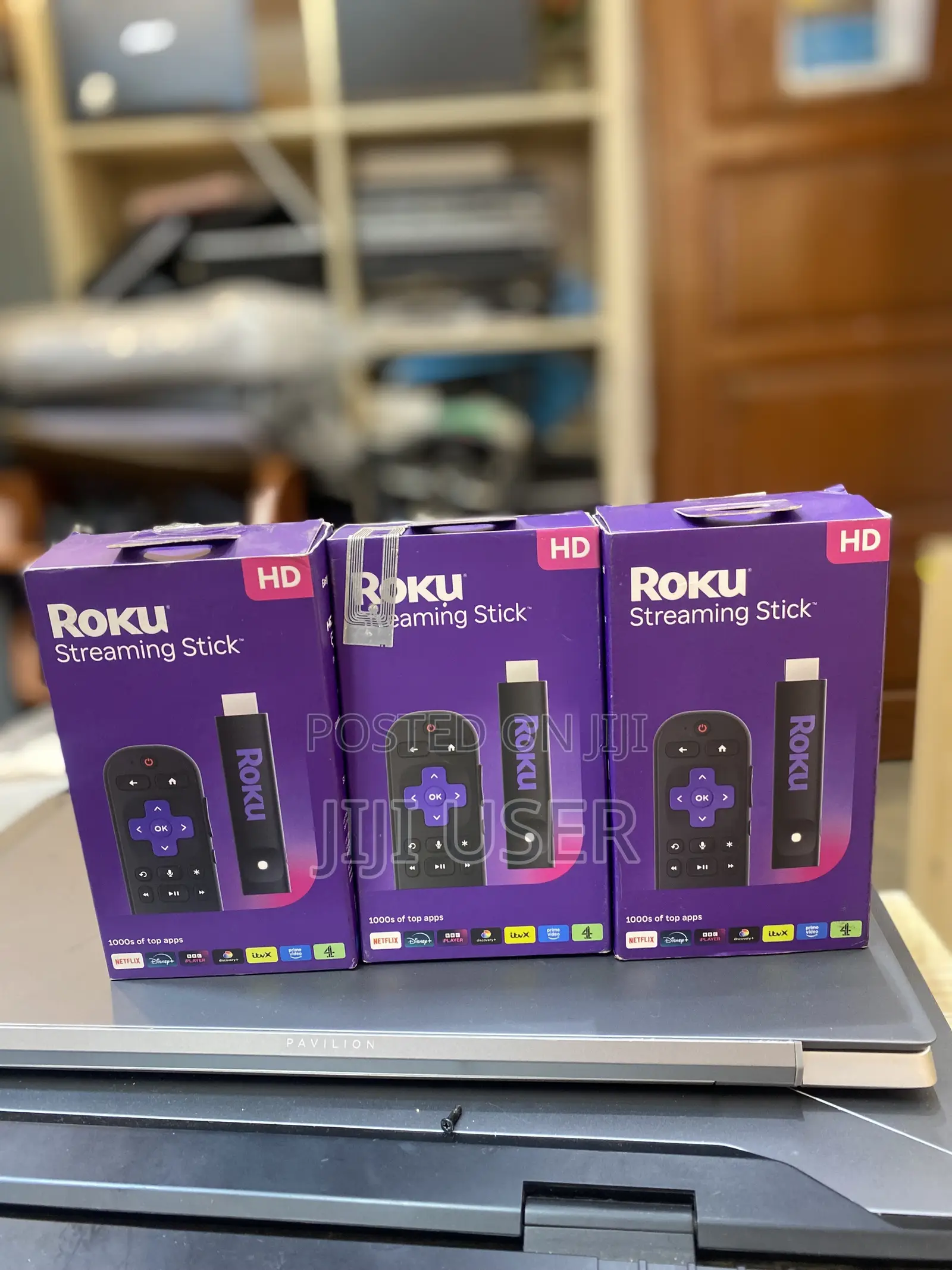 ROKU HD Streaming Device for TV With Roku Voice Remote, Free & Live TV