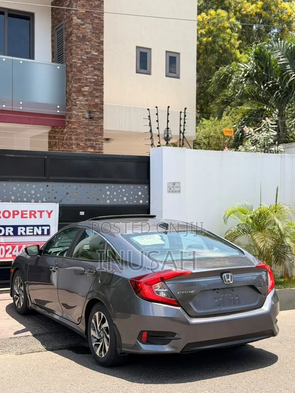 Honda Civic EX-T 4dr Sedan (1.5L 4cyl) 2017 Gray