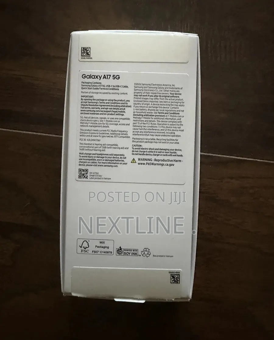 New Samsung Galaxy A17 5G 256 GB Black